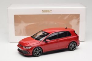 Volkswagen Golf GTI Mk8 Tornado Red Norev 1:18 188595 Métal Moulé — image 8 sur 8