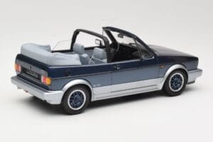 Volkswagen Golf Mk1 Cabriolet Bel Air Blue Metallic Norev 1:18 188404 Métal Moulé — image 2 sur 6