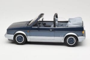 Volkswagen Golf Mk1 Cabriolet Bel Air Blue Metallic Norev 1:18 188404 Métal Moulé — image 3 sur 6