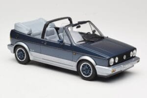 Volkswagen Golf Mk1 Cabriolet Bel Air Blue Metallic Norev 1:18 188404 Métal Moulé — image 4 sur 6