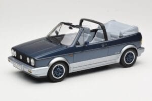 Volkswagen Golf Mk1 Cabriolet Bel Air Blue Metallic Norev 1:18 188404 Métal Moulé