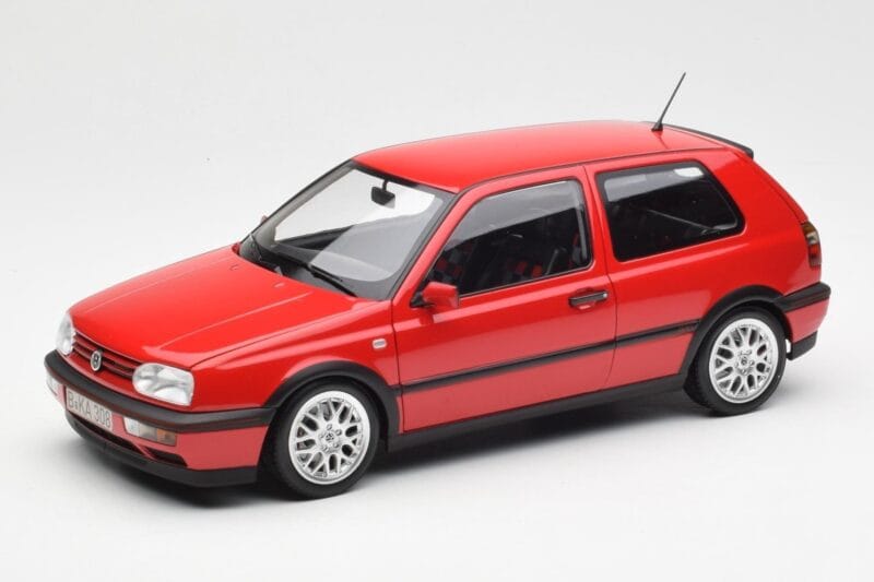 Volkswagen Golf Mk3 GTI Flash Red Norev 1:18 188418 Métal Moulé