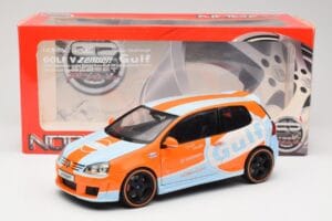Volkswagen Golf Mk5 Zender Gulf Norev 1:18 188454 Métal Moulé — image 8 sur 8