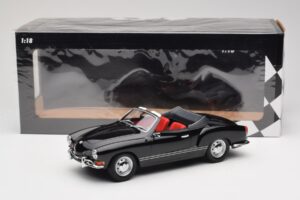 Volkswagen Karmann Ghia Cabriolet Noir Minichamps 1:18 155054031 Métal Moulé — image 6 sur 6