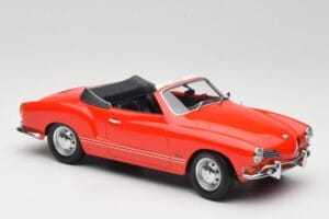 Volkswagen Karmann Ghia Cabriolet Rouge Minichamps 1:18 155054030 Métal Moulé — image 4 sur 6