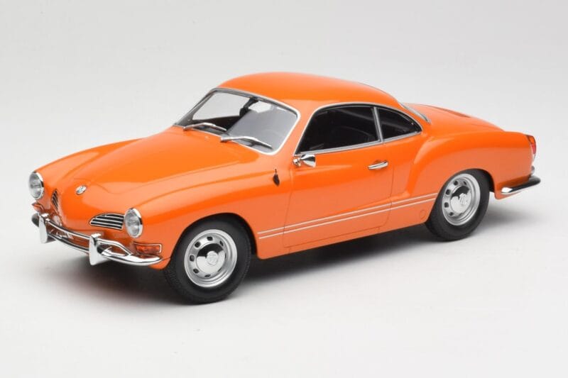 Volkswagen Karmann Ghia Orange Minichamps 1:18 155054020 Métal Moulé