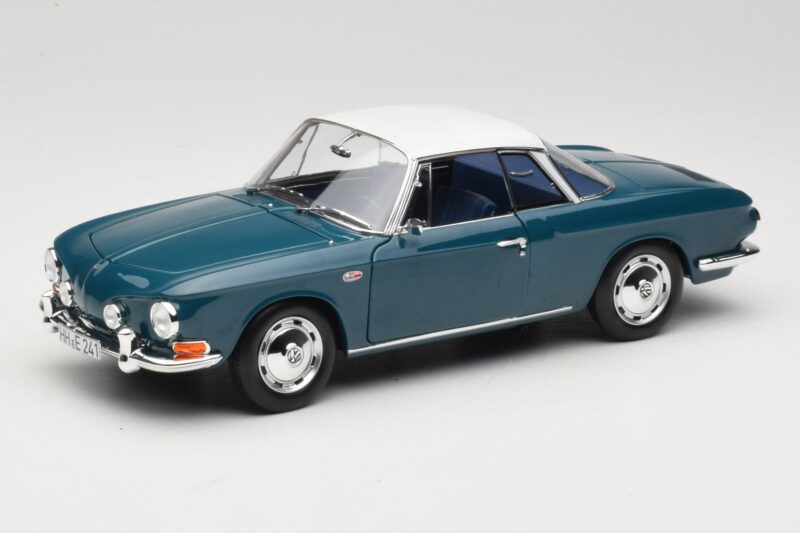 Volkswagen Karmann Ghia Type 34 1500 Sea Blue Norev 1:18 188646 Métal Moulé