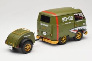 Volkswagen Kool Kombi Army Fighter Green Solido 1:18 S1810901 Métal Moulé — image 3 sur 8