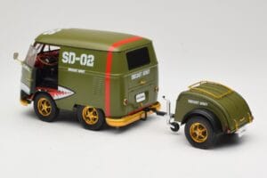Volkswagen Kool Kombi Army Fighter Green Solido 1:18 S1810901 Métal Moulé — image 5 sur 8