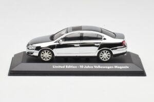 Volkswagen Passat B6 Chrome Silver 10 Years Volkswagen Magazine Minichamps 1:43 PASSAT004 Métal Moulé