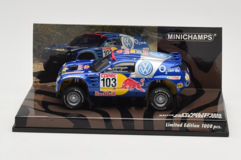 Volkswagen Race Touareg #103 B. Saby / R. Perin Winner Rally Por Las Pampas 2005 Minichamps 1:43 436055303 Métal Moulé