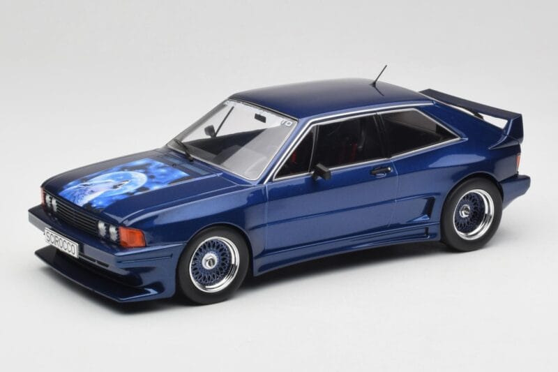 Volkswagen Rieger Scirocco Mk1 GTO Bleu MCG 1:18 MCG18448 Métal Moulé
