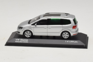Volkswagen Sharan Argent Minichamps 1:43 400058101 Métal Moulé