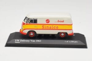 Volkswagen T1 Delivery Van Sinalco Minichamps 1:43 430052204 Métal Moulé