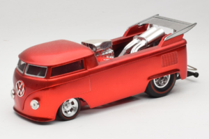 Volkswagen T1 Camionnette Rouge Hot Wheels 1:18 J2895 Métal Moulé