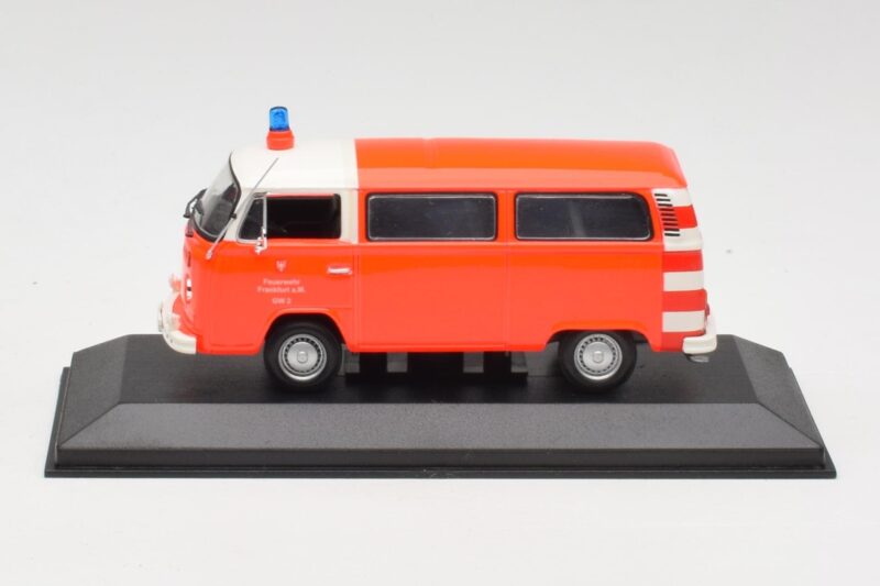 Volkswagen T2 Bus Pompiers Frankfurt Minichamps 1:43 400053091-R Métal Moulé