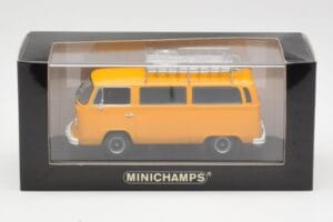 Volkswagen T2 Bus Jaune Minichamps 1:43 400053002 Métal Moulé — image 4 sur 4