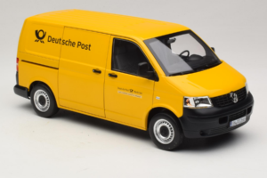Volkswagen T5 Transporter Deutsche Post Norev 1:18 188617 Métal Moulé — image 6 sur 9