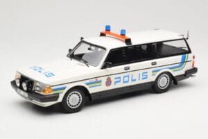 Volvo 240 GL Break Polis Sweden Minichamps 1:18 155171480 Métal Moulé