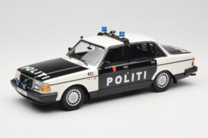 Volvo 240 GL Politi Norway Noir Minichamps 1:18 155171496 Métal Moulé
