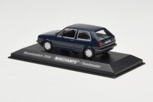 Volkswagen Golf Mk2 Bleu Prototype de Salon Minichamps 1:43 GOLFHANDMUSTER Métal Moulé — image 3 sur 4