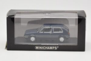 Volkswagen Golf Mk2 Bleu Prototype de Salon Minichamps 1:43 GOLFHANDMUSTER Métal Moulé — image 4 sur 4