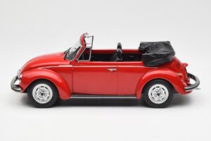 Volkswagen Beetle 1303 Cabriolet Rouge Norev 1:18 188529 Métal Moulé — image 3 sur 6