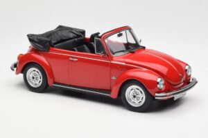 Volkswagen Beetle 1303 Cabriolet Rouge Norev 1:18 188529 Métal Moulé — image 4 sur 6
