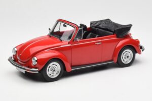 Volkswagen Beetle 1303 Cabriolet Rouge Norev 1:18 188529 Métal Moulé