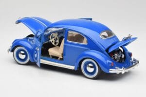 Volkswagen Beetle Bleu Bburago 1:18 23124646 Métal Moulé — image 5 sur 8