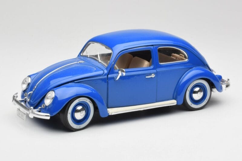 Volkswagen Beetle Bleu Bburago 1:18 23124646 Métal Moulé