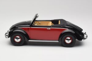 Volkswagen Beetle Hebmuller Cabriolet Noir & Rouge Minichamps 1:18 107054230 Résine — image 3 sur 6