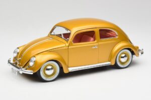 Volkswagen Beetle Or Bburago 1:18 3361 Métal Moulé