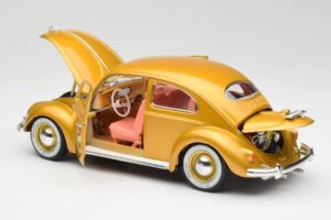 Volkswagen Beetle Or Bburago 1:18 3361 Métal Moulé — image 5 sur 8