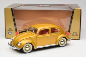 Volkswagen Beetle Or Bburago 1:18 3361 Métal Moulé — image 8 sur 8