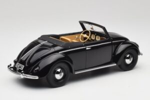 Volkswagen Beetle Type 1 Hebmuller Cabriolet Noir Minichamps 1:18 107054232 Métal Moulé — image 2 sur 6