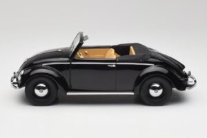 Volkswagen Beetle Type 1 Hebmuller Cabriolet Noir Minichamps 1:18 107054232 Métal Moulé — image 3 sur 6