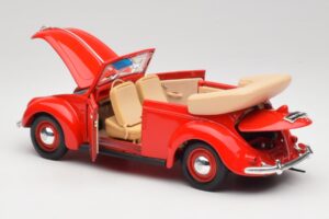 Volkswagen Cabriolet Ruby Rouge Maisto 1:18 32826 Métal Moulé — image 5 sur 8