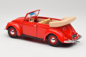 Volkswagen Cabriolet Ruby Rouge Maisto 1:18 32826 Métal Moulé — image 7 sur 8