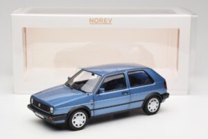 Volkswagen Golf Mk2 10 Million Star Bleu Métallisé Norev 1:18 188562 Métal Moulé — image 8 sur 8