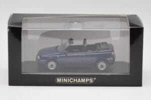 Volkswagen Golf Mk3 Cabriolet Maritime Bleu Minichamps 1:43 400055530 Métal Moulé — image 4 sur 4