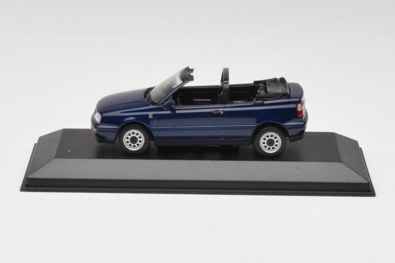 Volkswagen Golf Mk3 Cabriolet Maritime Bleu Minichamps 1:43 400055530 Métal Moulé