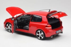 Volkswagen Golf Mk6 GTI Tornado Rouge Norev 1:18 5K3099302Y3D Métal Moulé — image 5 sur 8