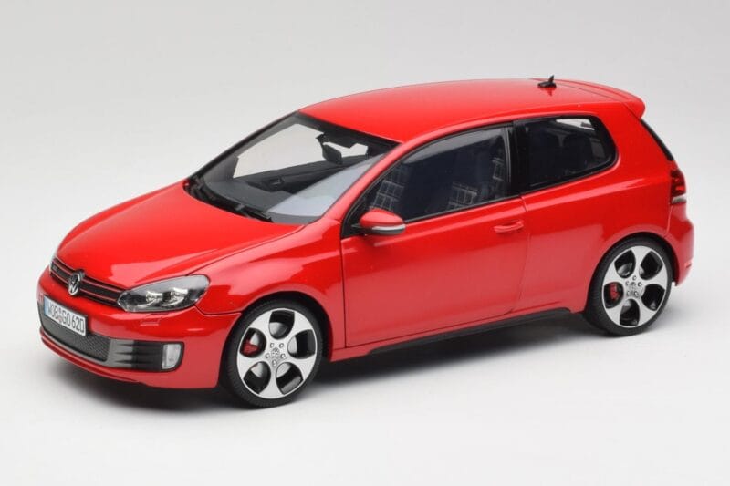 Volkswagen Golf Mk6 GTI Tornado Rouge Norev 1:18 5K3099302Y3D Métal Moulé