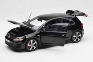 Volkswagen Golf Mk7 GTI Noir Norev 1:18 188550 Métal Moulé — image 2 sur 8
