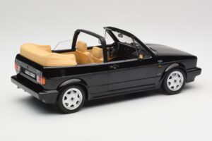 Volkswagen Golf Mk1 Cabriolet Noir Norev 1:18 188568 Métal Moulé — image 2 sur 6