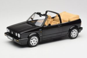 Volkswagen Golf Mk1 Cabriolet Noir Norev 1:18 188568 Métal Moulé