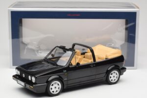 Volkswagen Golf Mk1 Cabriolet Noir Norev 1:18 188568 Métal Moulé — image 6 sur 6