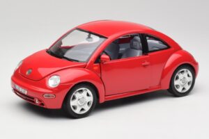 Volkswagen New Beetle Rouge Bburago 1:18 3342 Métal Moulé