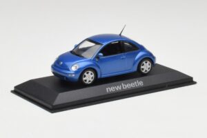 Volkswagen New Beetle Satellite Bleu Minichamps 1:43 430058004 Métal Moulé — image 2 sur 4